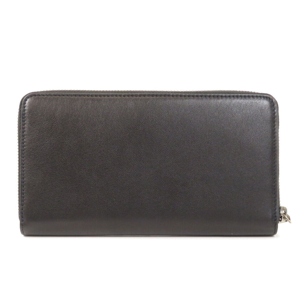 Givenchy calfskin motif long Wallet Black